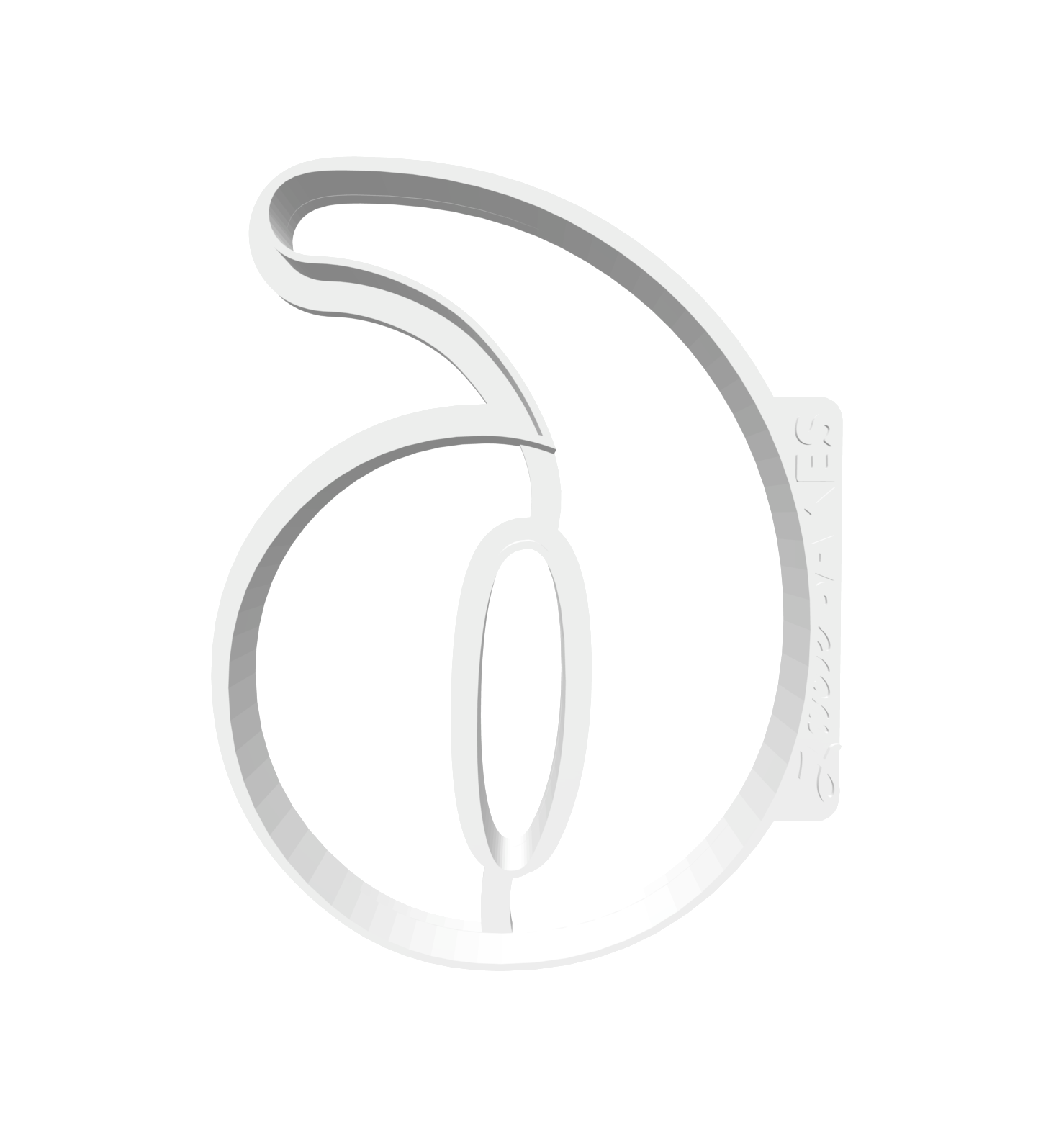 Number 6/9 (LARGE) -- STL FILE