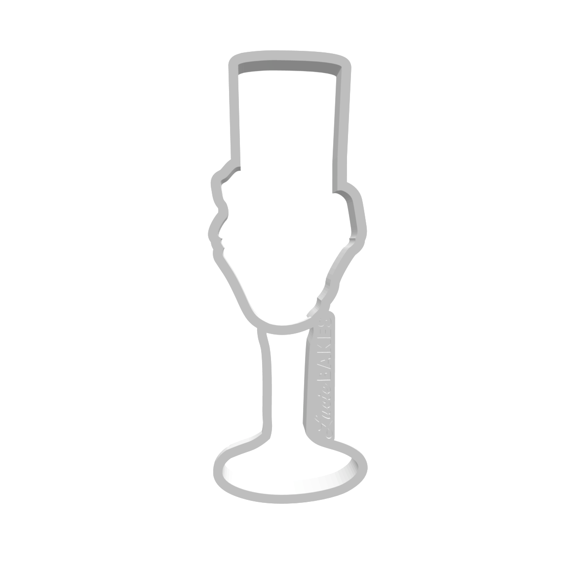 Skeleton Hand Champagne Flute -- STL FILE