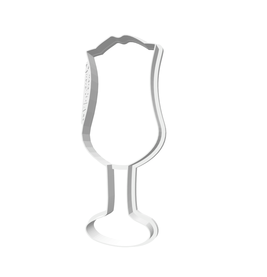 Bloody Mary Cocktail Glass -- STL FILE