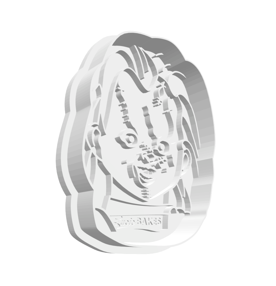 Chucky Cutter & Stamp Set -- STL FILE