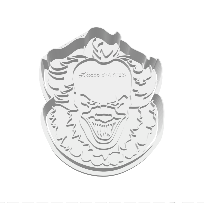 Pennywise Cutter & Stamp Set -- STL FILE