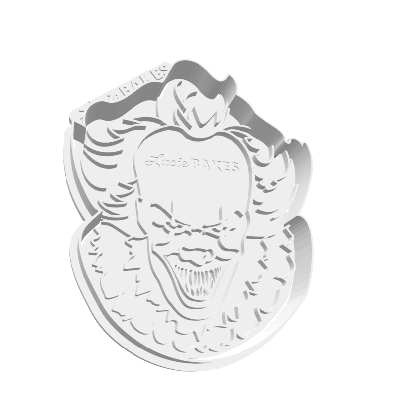 Pennywise Cutter & Stamp Set -- STL FILE