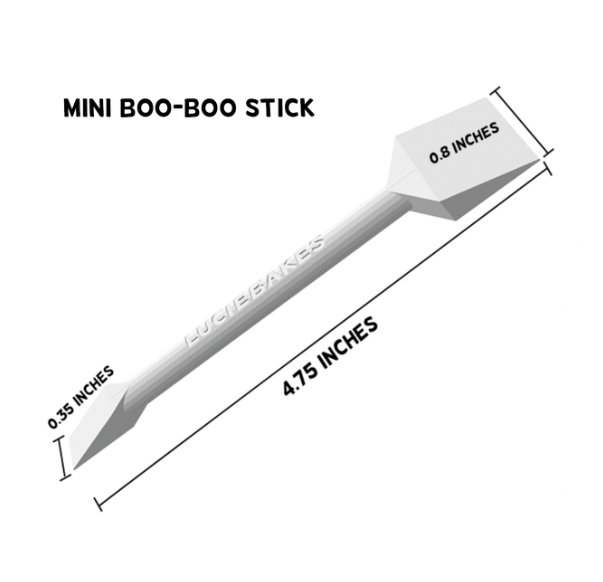 CUSTOMIZED TEXT Double-Ended Boo-Boo Stick -- STL FILE