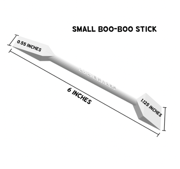 CUSTOMIZED TEXT Double-Ended Boo-Boo Stick -- STL FILE