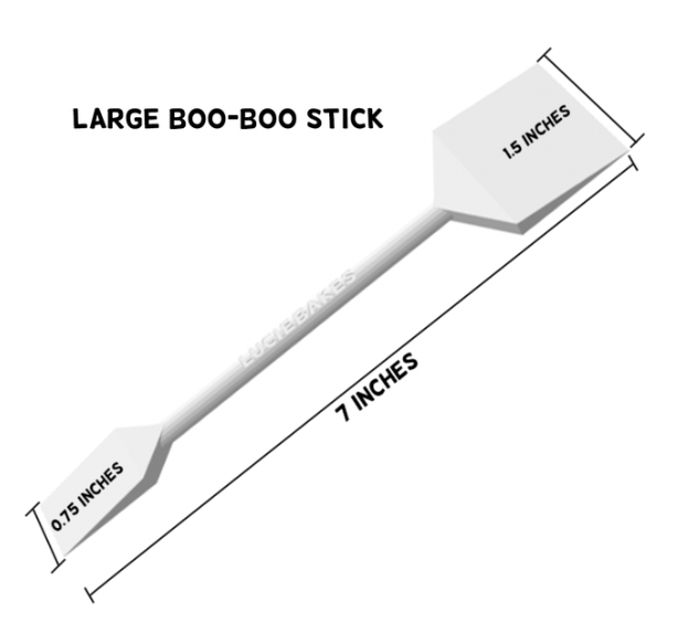 CUSTOMIZED TEXT Double-Ended Boo-Boo Stick -- STL FILE