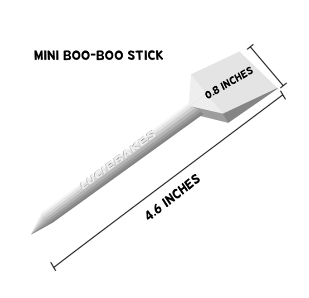 CUSTOMIZED TEXT Double-Ended Boo-Boo Stick -- STL FILE