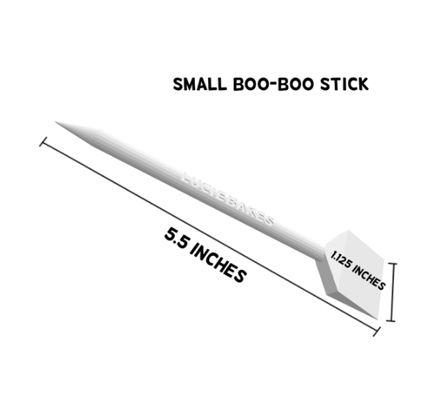CUSTOMIZED TEXT Double-Ended Boo-Boo Stick -- STL FILE