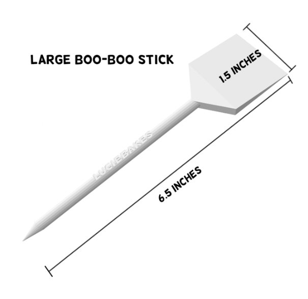 CUSTOMIZED TEXT Double-Ended Boo-Boo Stick -- STL FILE