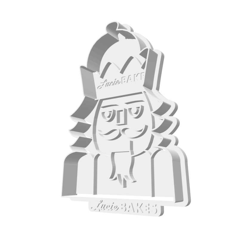 The Nutcracker Portrait Cutter & Stamp Set -- STL FILE