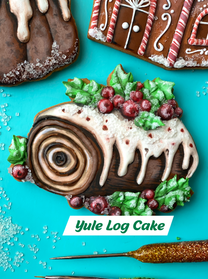 Yule Log Cake Cutter & Stamp Set -- STL FILE
