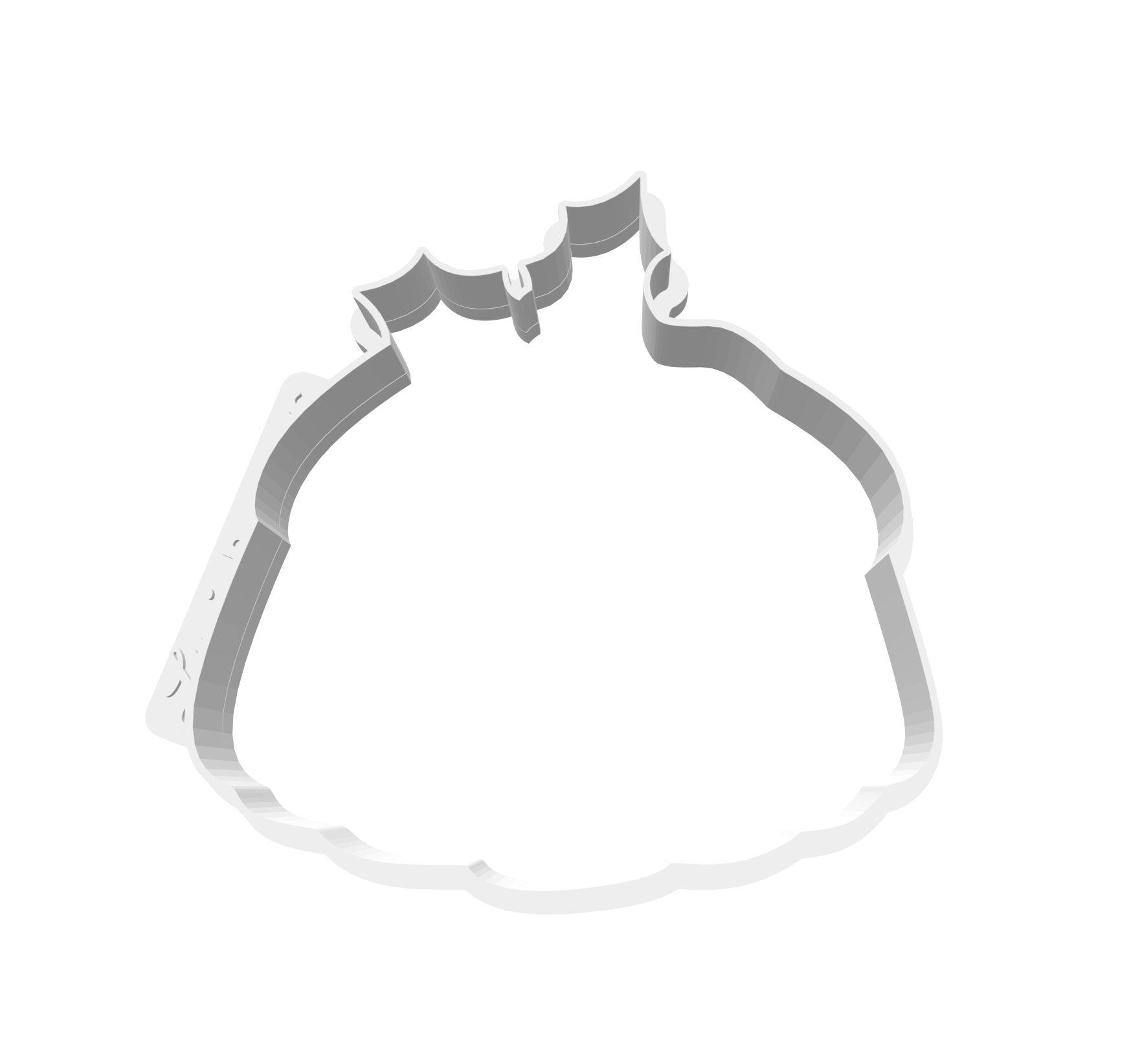 Plum Pudding Cutter Only -- STL FILE