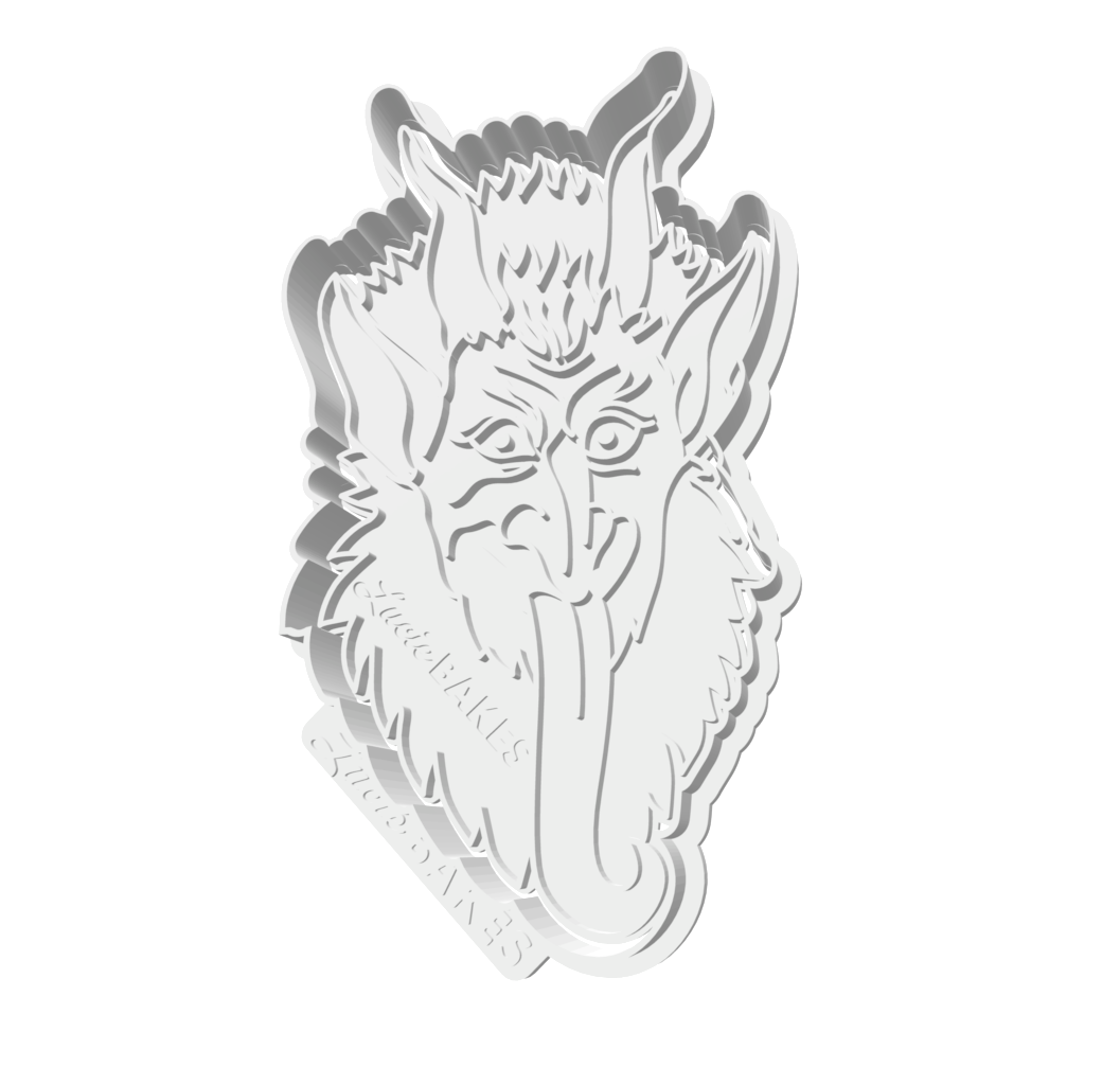 Krampus Cutter & Stamp Set -- STL FILE