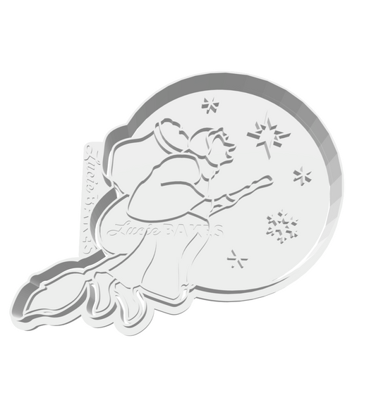 La Befana (Christmas Witch) Cutter & Stamp Set -- STL FILE