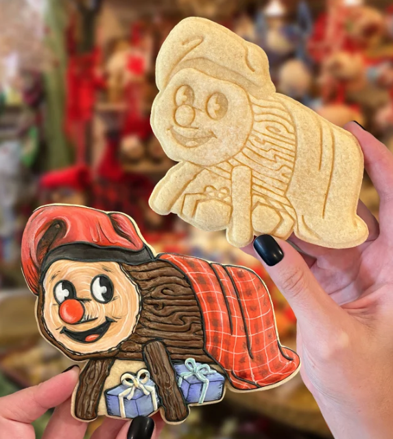 Caga Tió (Pooping Log) Cutter & Stamp Set -- STL FILE