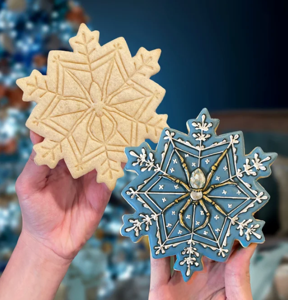 Christmas Spider Cutter & Stamp Set -- STL FILE