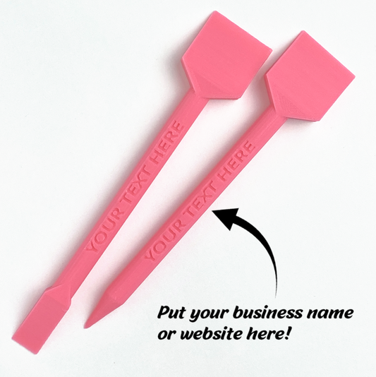 Sets of 10 -- CUSTOMIZED TEXT Double-Ended Boo-Boo Stick