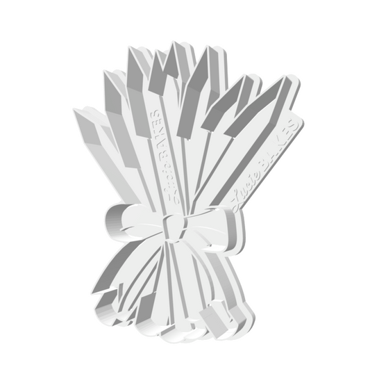 Bouquet of Pencils Cutter & Stamp Set -- STL FILE
