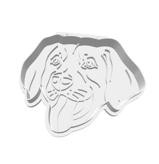 Lab Portrait Cutter & Stamp -- STL FILE