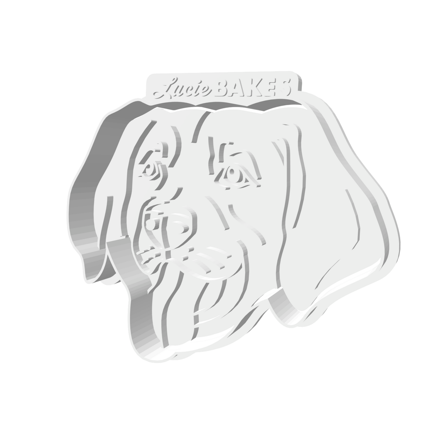 Lab Portrait Cutter & Stamp -- STL FILE