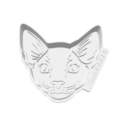 Sphynx Portrait Cutter & Stamp -- STL FILE