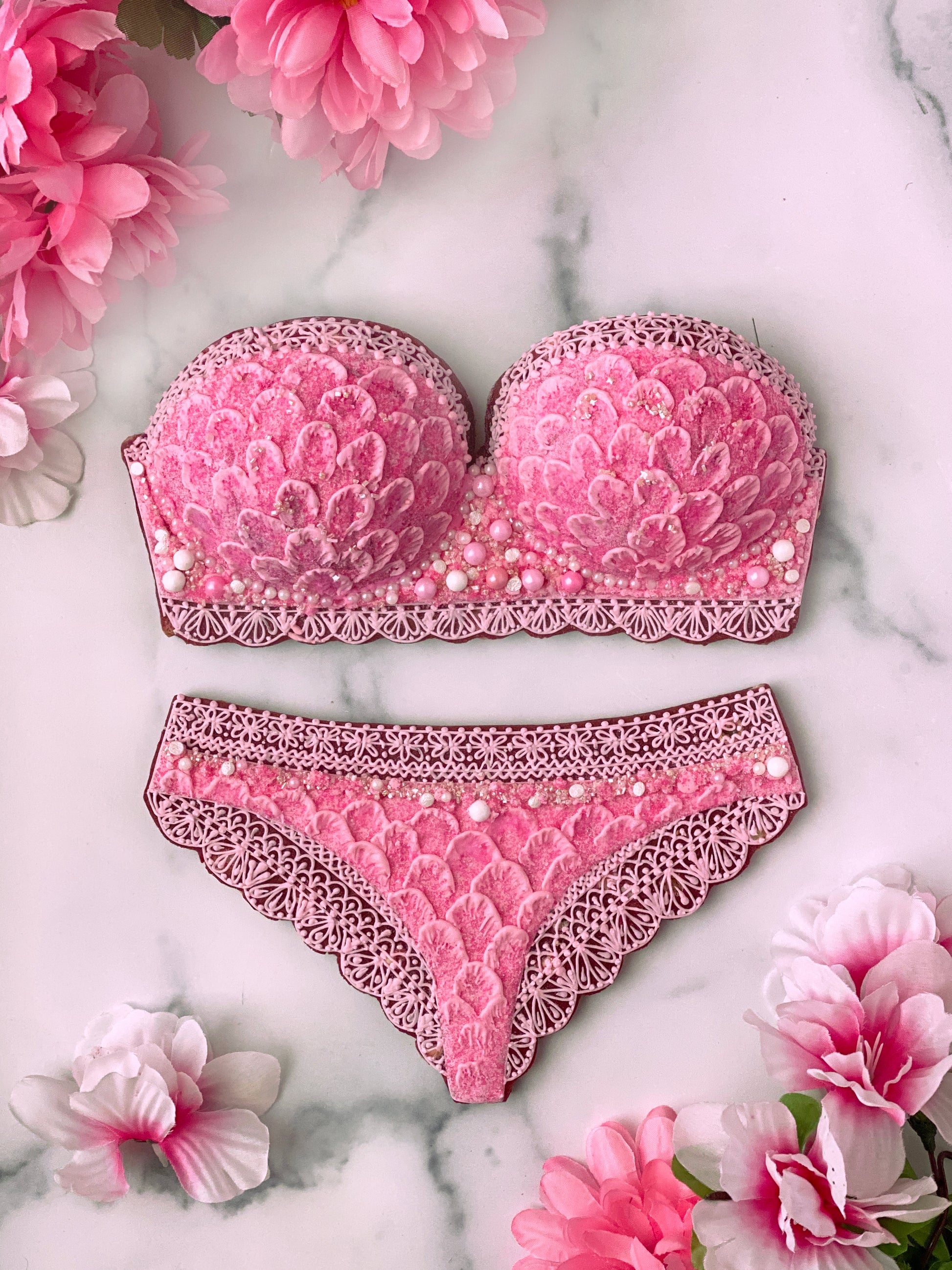 Lacy Lingerie Cookies - Templates & Instructions Workbook