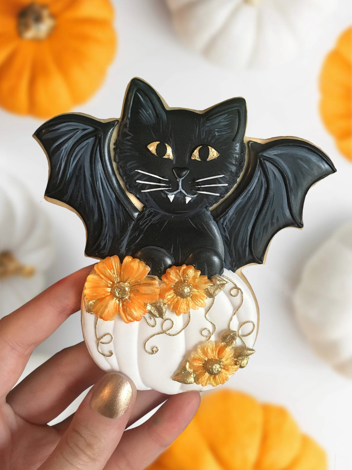 Bat-Winged Cat -- Printable Cutter & Stamp Template