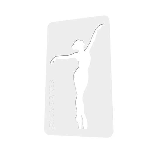 Ballerina Royal Icing Transfer Stencils (Option 3) -- STL FILE