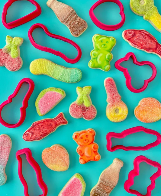 Mini Gummy Candy Cookie Cutters -- STL FILES