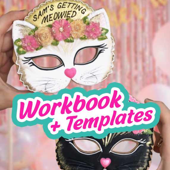 Cat Venetian Mask - Digital Template & Tutorial