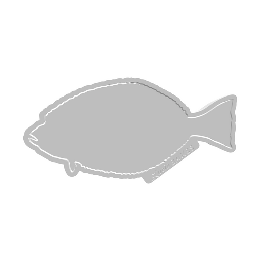 Halibut Cutter & Stamp Set -- STL FILE