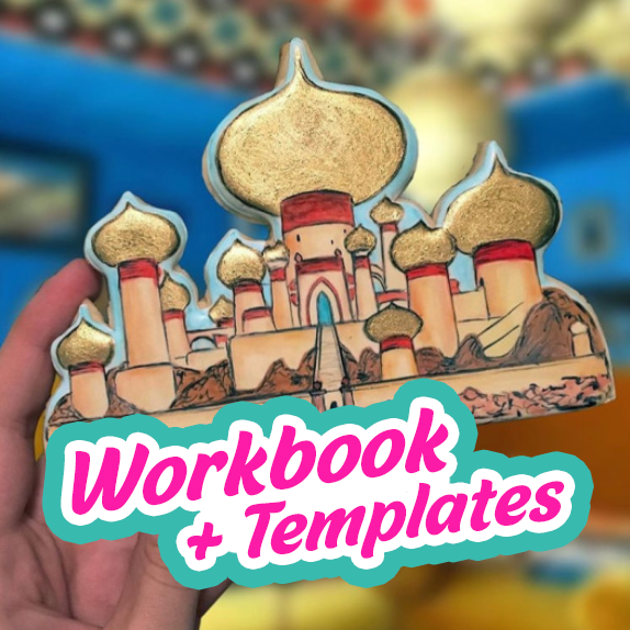 Princess Jasmine's Palace - Digital Template & Tutorial
